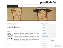 Tablet Screenshot of parelladefet.wordpress.com