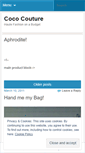 Mobile Screenshot of mscococouture.wordpress.com