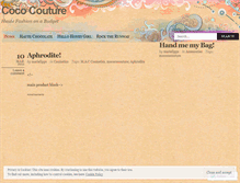 Tablet Screenshot of mscococouture.wordpress.com