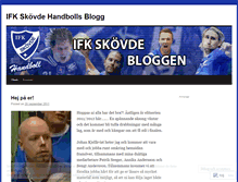 Tablet Screenshot of ifkskovde.wordpress.com