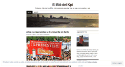 Desktop Screenshot of elblogdelkpi.wordpress.com