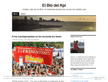Tablet Screenshot of elblogdelkpi.wordpress.com
