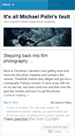 Mobile Screenshot of michaelpalinsfault.wordpress.com