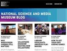 Tablet Screenshot of nationalmediamuseumblog.wordpress.com