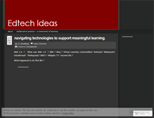 Tablet Screenshot of edtechs.wordpress.com