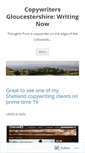 Mobile Screenshot of copywritersgloucestershire.wordpress.com
