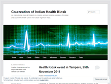 Tablet Screenshot of indianhealthkiosk.wordpress.com