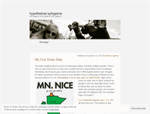 Tablet Screenshot of hypotheticalsyllogisms.wordpress.com