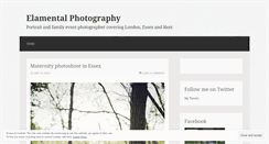 Desktop Screenshot of elamentalphoto.wordpress.com