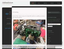 Tablet Screenshot of olddeadvolvos.wordpress.com
