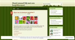 Desktop Screenshot of bloemenlatenbezorgen.wordpress.com