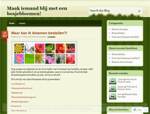 Tablet Screenshot of bloemenlatenbezorgen.wordpress.com