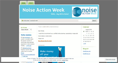 Desktop Screenshot of noiseactionweek.wordpress.com