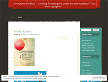 Tablet Screenshot of lovequotesforhim3.wordpress.com