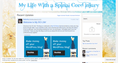 Desktop Screenshot of myscilife.wordpress.com