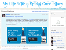 Tablet Screenshot of myscilife.wordpress.com