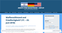 Desktop Screenshot of heplev.wordpress.com