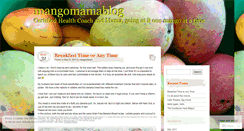 Desktop Screenshot of mangomamablog.wordpress.com