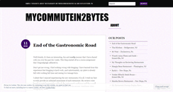 Desktop Screenshot of mycommutein2bytes.wordpress.com