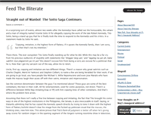 Tablet Screenshot of feedtheilliterate.wordpress.com