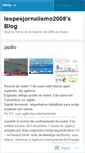 Mobile Screenshot of iespesjornalismo2008.wordpress.com
