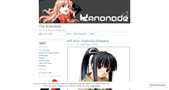 Desktop Screenshot of kanonade.wordpress.com