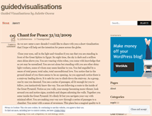 Tablet Screenshot of guidedvisualisations.wordpress.com