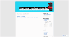 Desktop Screenshot of cucinaredazionale.wordpress.com