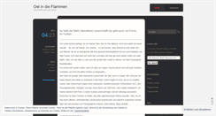 Desktop Screenshot of oelindieflammen.wordpress.com