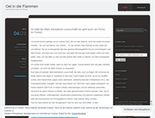 Tablet Screenshot of oelindieflammen.wordpress.com