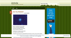 Desktop Screenshot of justasip.wordpress.com