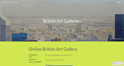 Desktop Screenshot of britishartgalleries.wordpress.com