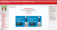 Desktop Screenshot of cisaruafarm.wordpress.com