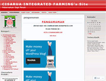 Tablet Screenshot of cisaruafarm.wordpress.com