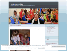 Tablet Screenshot of musikspatzen.wordpress.com