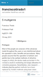 Mobile Screenshot of franciscotirado1.wordpress.com