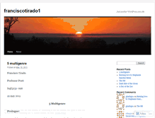 Tablet Screenshot of franciscotirado1.wordpress.com