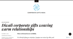 Desktop Screenshot of corporategiftsdi.wordpress.com