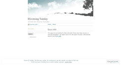 Desktop Screenshot of bsunday.wordpress.com