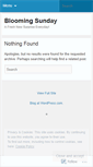 Mobile Screenshot of bsunday.wordpress.com