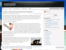 Tablet Screenshot of jeannieontheblog.wordpress.com