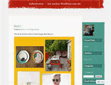 Tablet Screenshot of bellesreveries.wordpress.com