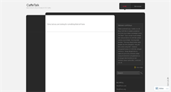 Desktop Screenshot of caffetalk.wordpress.com