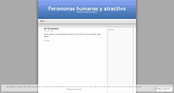 Desktop Screenshot of feromonas.wordpress.com