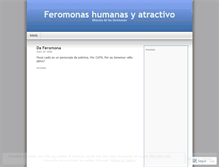 Tablet Screenshot of feromonas.wordpress.com