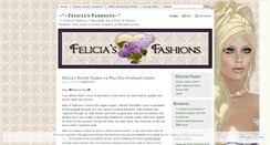 Desktop Screenshot of feliciasfashions.wordpress.com