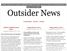 Tablet Screenshot of outsidernews.wordpress.com