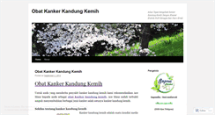 Desktop Screenshot of obatkankerkandungkemih25.wordpress.com