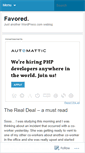 Mobile Screenshot of befavored.wordpress.com