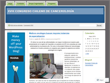 Tablet Screenshot of congresocancerologia2010.wordpress.com